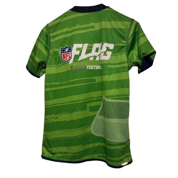Seattle Seahawks Size Youth Large Reversible NFL Flag Football Mesh Jersey - Picture 4 of 5